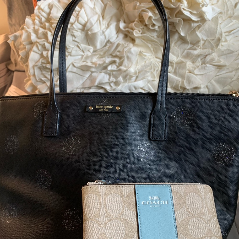 Kate spade purse AND coach wallet bundle